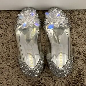 Silver Glitter Women's Shoes